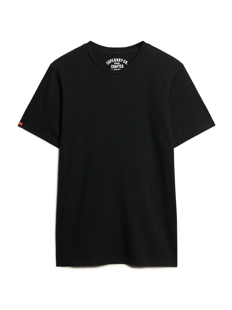 Superdry Black Classic Essential Relaxed T-Shirt - Image 5 of 7