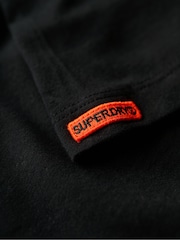 Superdry Black Classic Essential Relaxed T-Shirt - Image 6 of 7