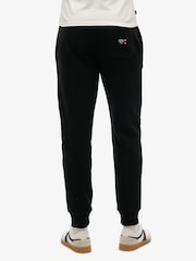Superdry Black Slim Fit Essential Logo Joggers - Image 6 of 9