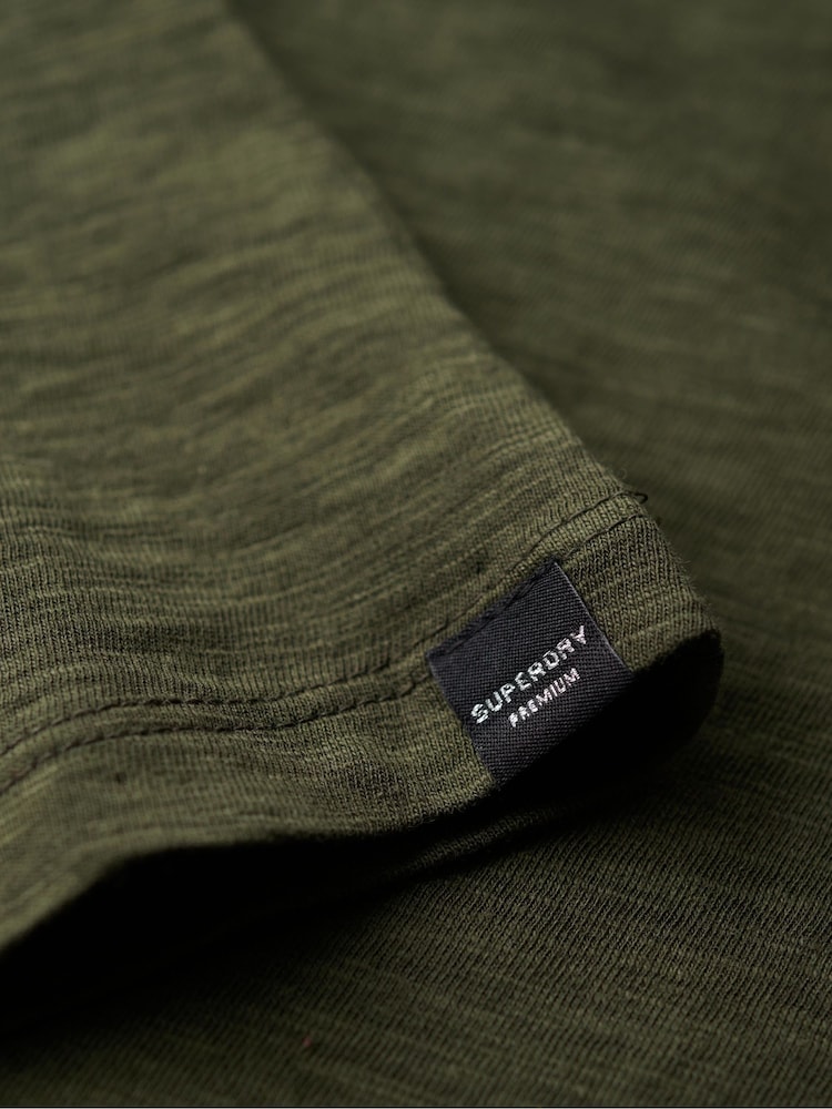 Superdry Green Studios Scoop Neck Slim Fit T-Shirt - Image 5 of 5