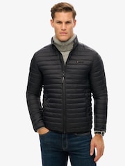 Superdry Jet Black Non-Hooded Fuji Lite Slim Fit Jacket - Image 2 of 6