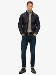 Superdry Jet Black Non-Hooded Fuji Lite Slim Fit Jacket - Image 3 of 6