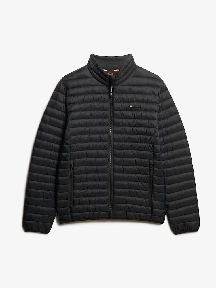 Superdry Jet Black Non-Hooded Fuji Lite Slim Fit Jacket - Image 5 of 6