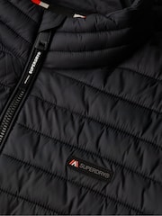 Superdry Jet Black Non-Hooded Fuji Lite Slim Fit Jacket - Image 6 of 6