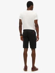 Superdry Washed Black Vintage International Slim Fit Chino Shorts - Image 2 of 5