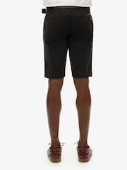 Superdry Washed Black Vintage International Slim Fit Chino Shorts - Image 5 of 5