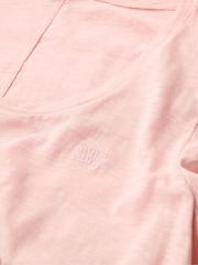 Superdry Pink Studios Scoop Neck Slim Fit T-Shirt - Image 4 of 4