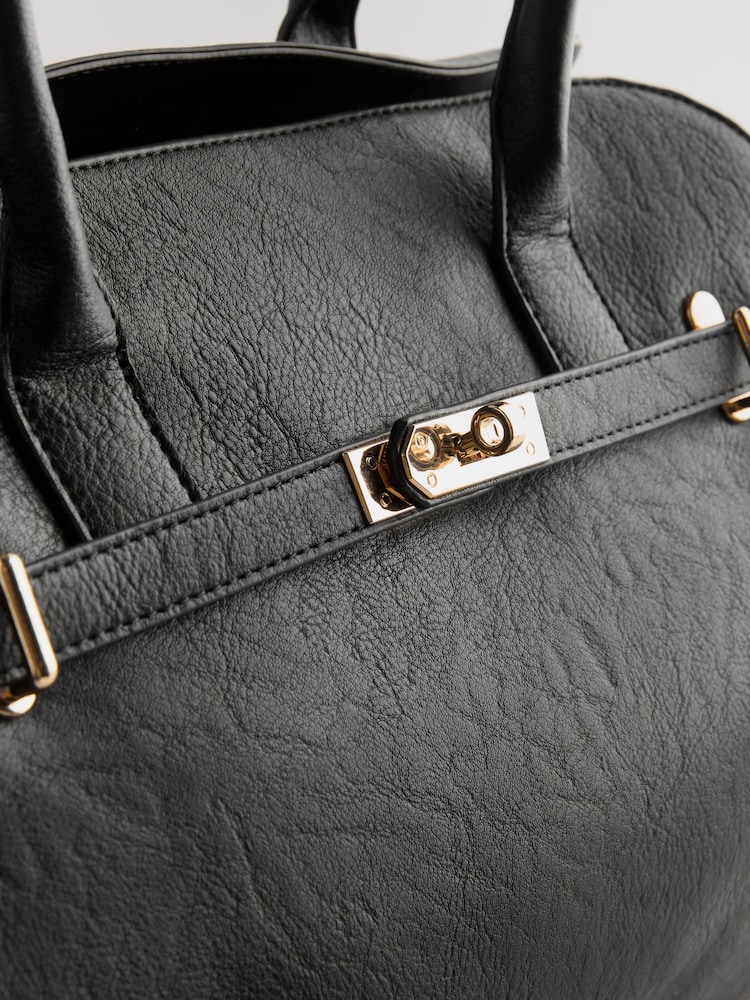 Black Large Tote Bag - Image 3 of 8