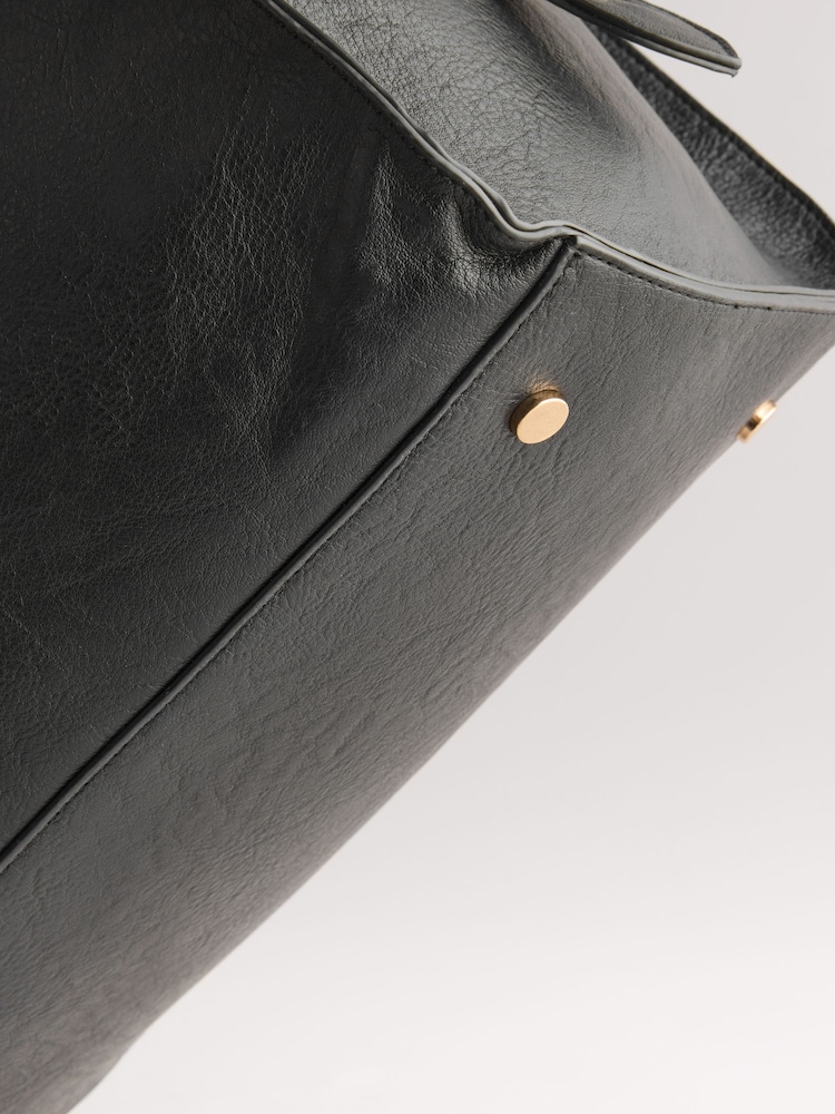 Black Large Tote Bag - Image 7 of 8