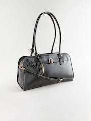 Black Belted Shoulder Bag - Image 1 of 1