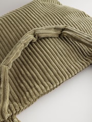 Khaki Green Cord Shopper Bag - Image 4 of 6