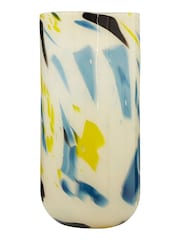 Fifty Five South Yellow Large Carra Glass Vase - Image 1 of 4