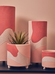 Interiors by Premier Cream Jada Large Multicoloured Terracotta Vase - Image 4 of 6
