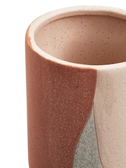 Interiors by Premier Cream Jada Large Multicoloured Terracotta Vase - Image 5 of 6
