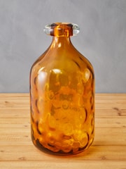 Fifty Five South Amber Huda Glass Bottle Vase - Image 3 of 6