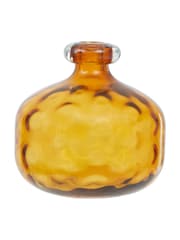 Fifty Five South Amber Huda Glass Bottle Vase - Image 4 of 6