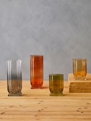 Fifty Five South Orange Edan Large Glass Vase - Image 1 of 6