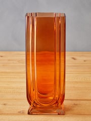 Fifty Five South Orange Edan Large Glass Vase - Image 2 of 6
