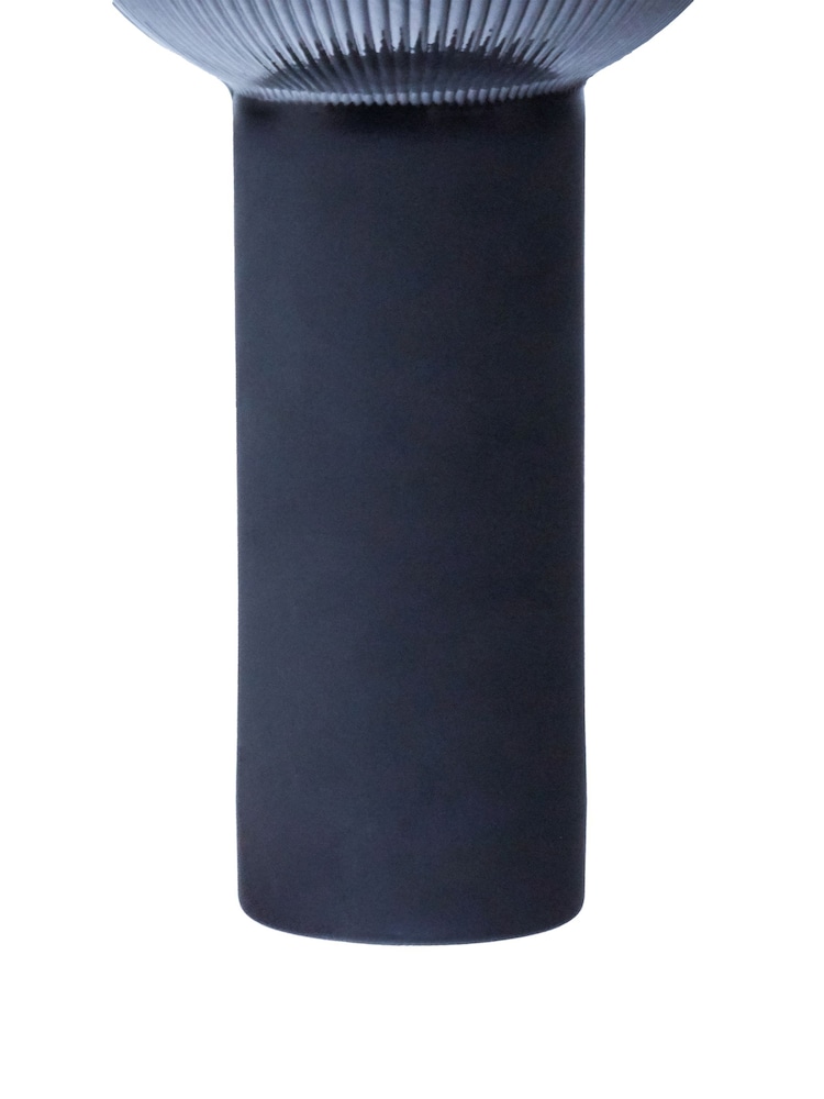 Fifty Five South Blue Large Esma Glass Vase - Image 6 of 6 Fifty Five South Blue Large Esma Glass Vase - Image 6 of 6