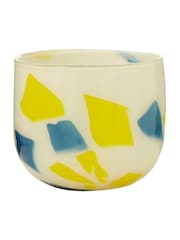 Fifty Five South Yellow Carra Glass Planter - Image 1 of 4