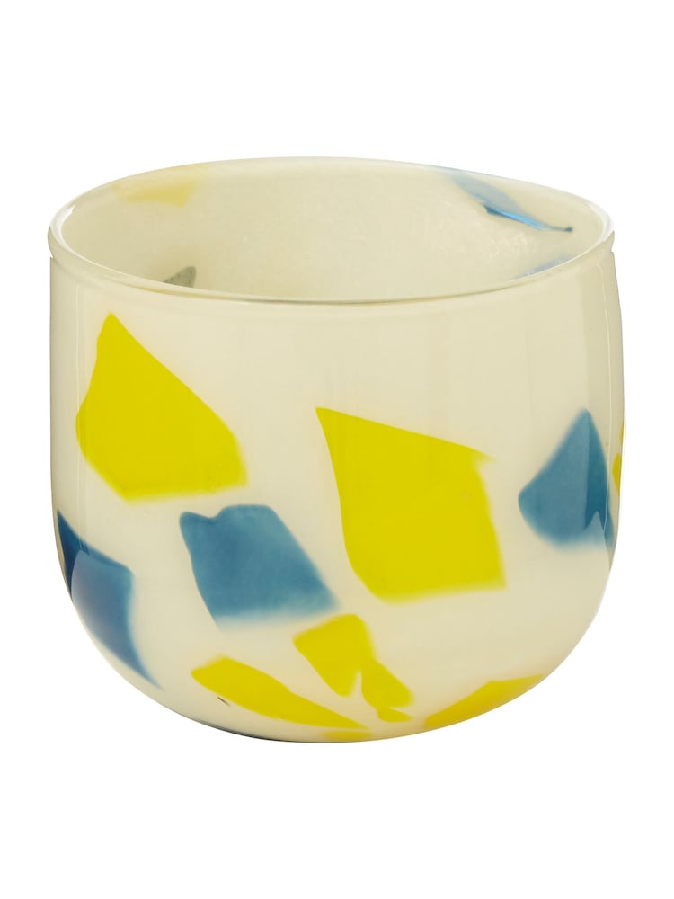 Fifty Five South Yellow Carra Glass Planter - Image 2 of 4