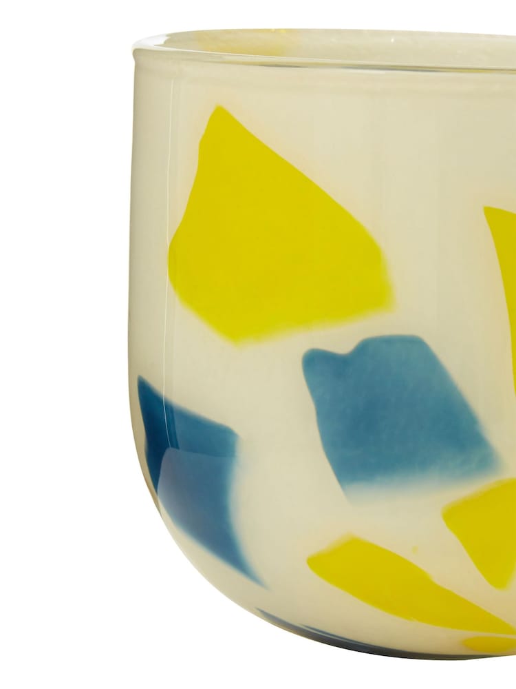 Fifty Five South Yellow Carra Glass Planter - Image 4 of 4