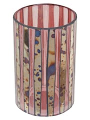 Fifty Five South Pink Gaia Mosaic Glass Candle Holder - Image 2 of 5