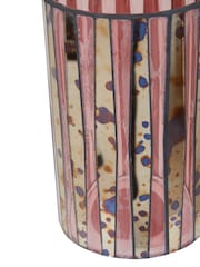 Fifty Five South Pink Gaia Mosaic Glass Candle Holder - Image 4 of 5