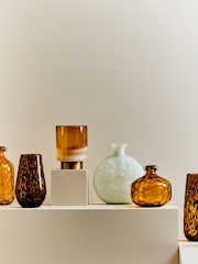Fifty Five South White Hadia Sunburst Cut Glass Vase - Image 3 of 5