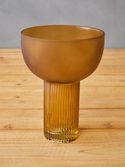Fifty Five South Yellow Esma Small Glass Vase - Image 6 of 6