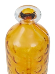 Fifty Five South Amber Huda Tall Glass Bottle Vase - Image 5 of 6