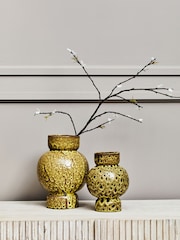 Interiors by Premier Brown Large Yakira Speckled Ceramic Vase - Image 5 of 6