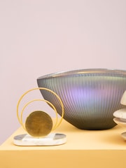Fifty Five South Grey Hessa Glass Bowl - Image 1 of 4
