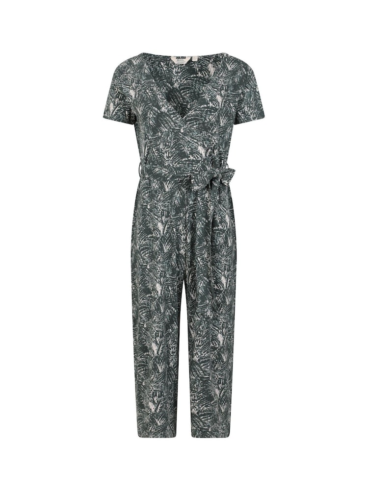 Mountain Warehouse Green Womens Santorini Wrap Jumpsuit - Image 1 of 6 Mountain Warehouse Green Womens Santorini Wrap Jumpsuit - Image 1 of 6