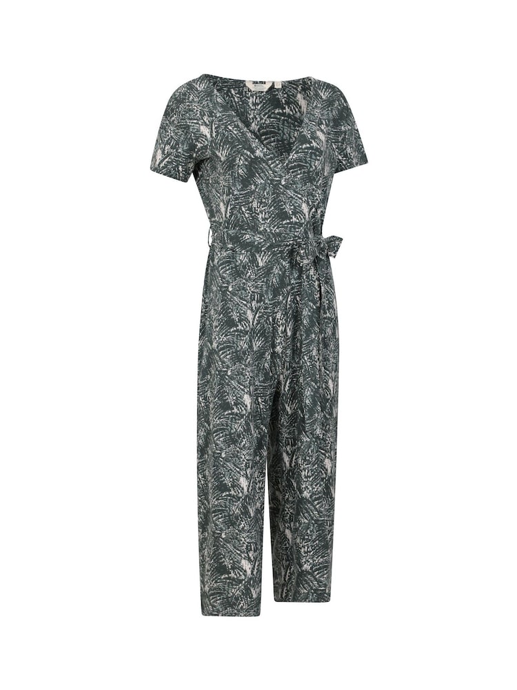 Mountain Warehouse Green Womens Santorini Wrap Jumpsuit - Image 2 of 6 Mountain Warehouse Green Womens Santorini Wrap Jumpsuit - Image 2 of 6