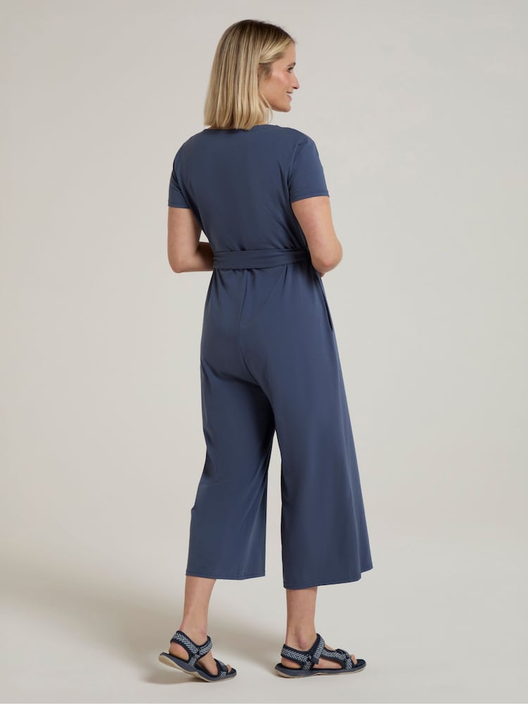 Mountain Warehouse Blue Womens Santorini Wrap Jumpsuit - Image 2 of 10