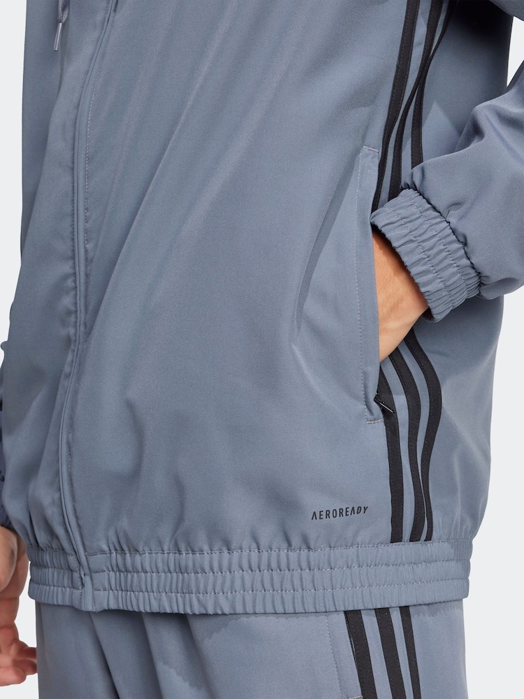 Gris - Sweat à capuche adidas Tiro 25 Essentials tissé à capuche - Image 5 of 6