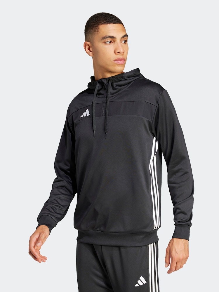 adidas Black Tiro 25 Essentials Sweat Hoodie - Image 1 of 7