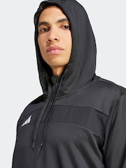 adidas Black Tiro 25 Essentials Sweat Hoodie - Image 4 of 7