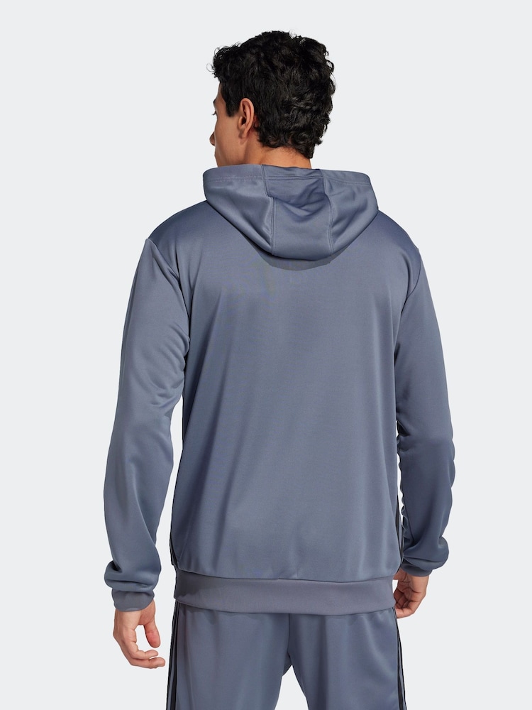 adidas Grey Tiro 25 Essentials Sweat Hoodie - Image 2 of 6