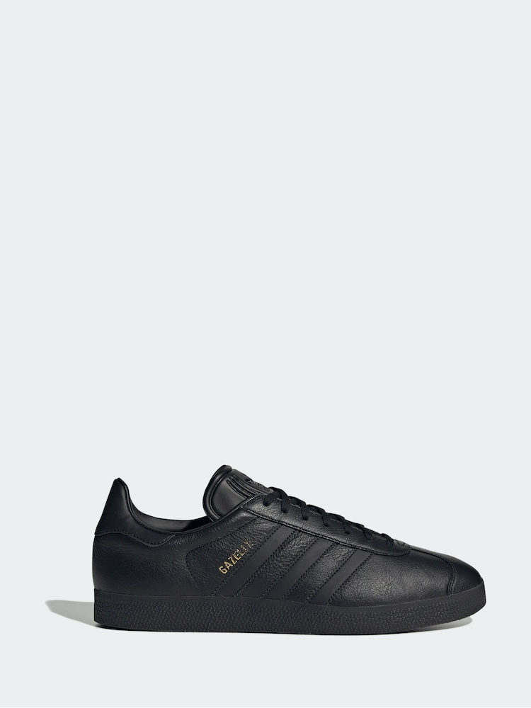 adidas Originals Black/Black Gazelle Trainers - Image 1 of 12