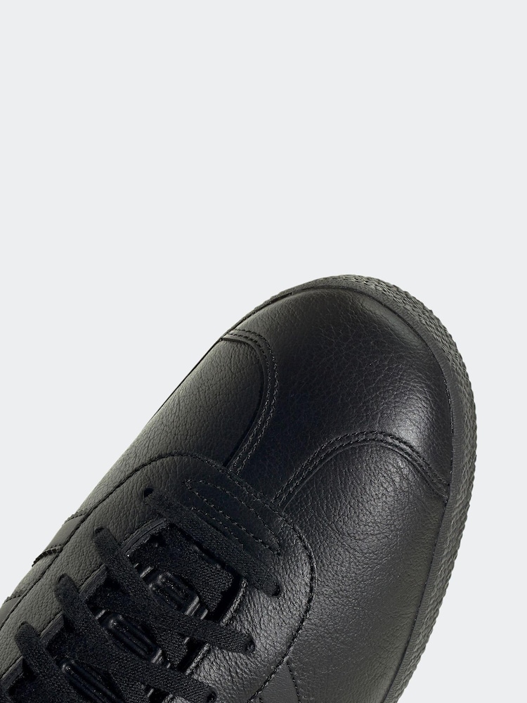 adidas Originals Black/Black Gazelle Trainers - Image 8 of 12
