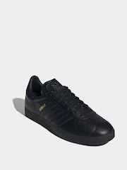 adidas Originals Black/Black Gazelle Trainers - Image 2 of 12