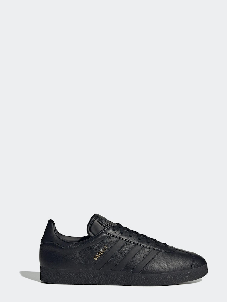 adidas Originals Black/Black Gazelle Trainers - Image 12 of 12