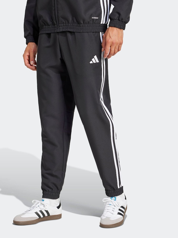 adidas Black Tiro 25 Essentials Woven Tracksuit Joggers - Image 1 of 7