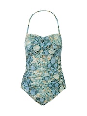 Seaspray Belize Snake Twist Foil Bandeau Swimsuit - Image 5 of 5