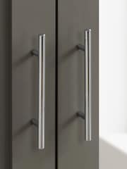 Birlea Dark Grey Effect Highgate 3 Door Wardrobe With Mirror - Image 2 of 5