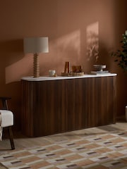 Birlea Walnut Russo 3 Door Sideboard - Image 1 of 7
