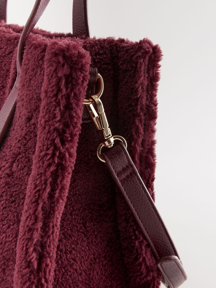 Berry Red Borg Cross-Body Bag - Image 7 of 7