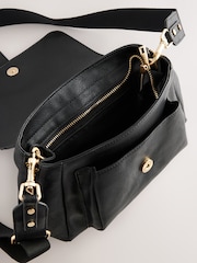 Black Utility Cross-Body Bag - Image 7 of 8